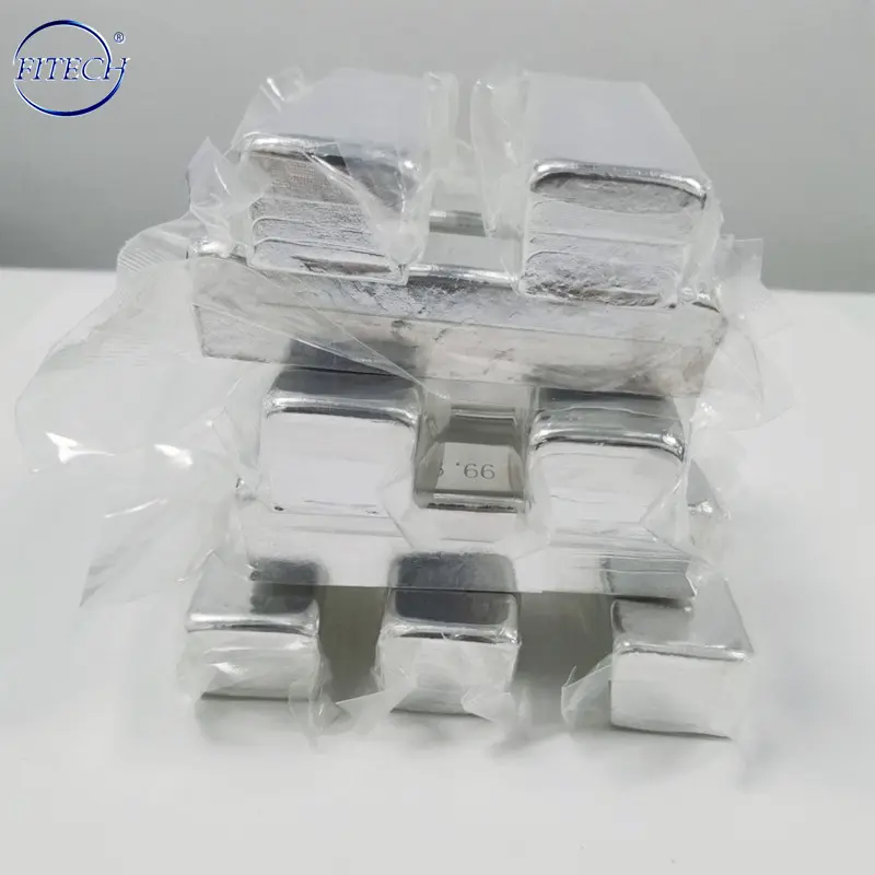 Supply Pure Metal In99.99-99.995% Indium Ingot Price
